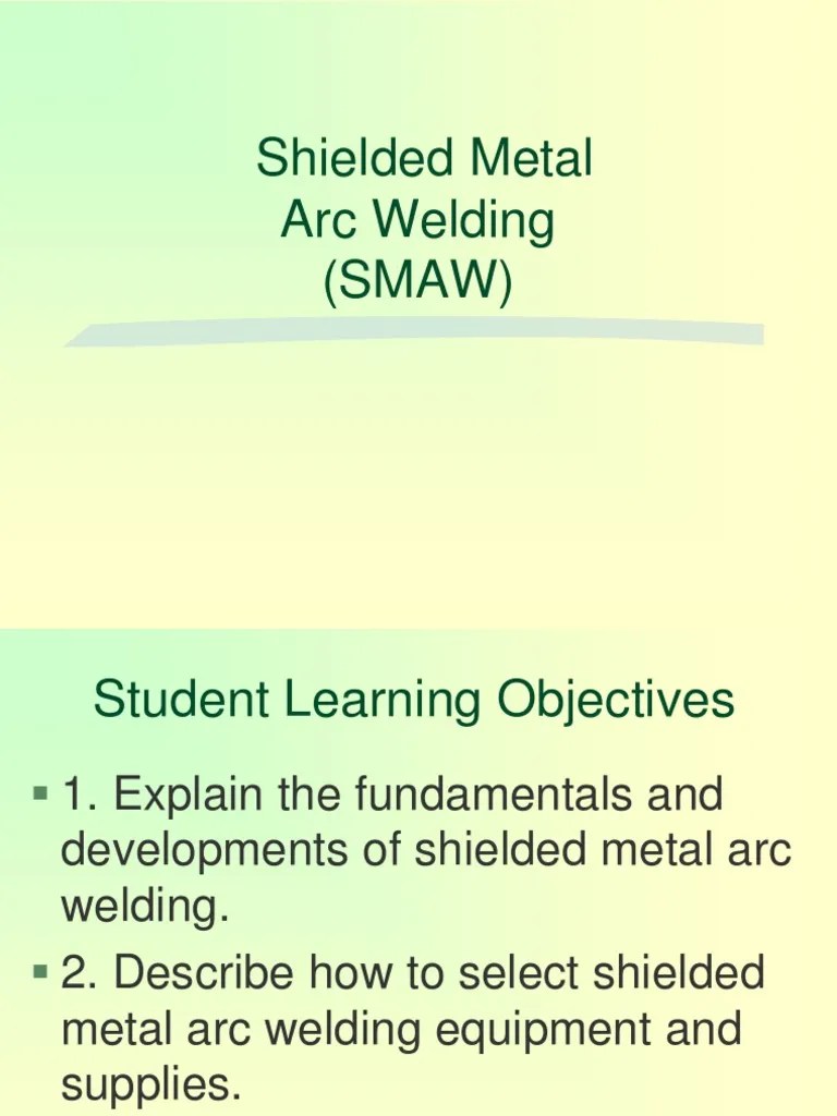 Amta5 6 Applying Shielded Metal Arc Welding Smaw Techniques PDF