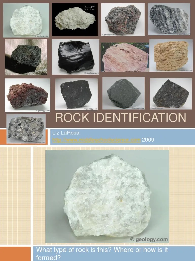 Rock Identification Lab Study Guide PDF Rock (Geology) Igneous Rock