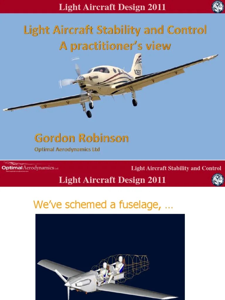 Light Aircraft Stability Flight Dynamics (Fixed Wing