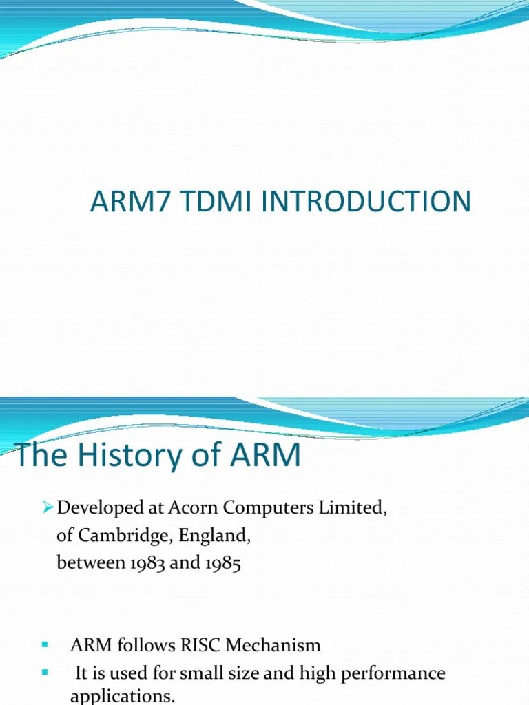 Arm7 Architecture PDF Arm Architecture Instruction Set