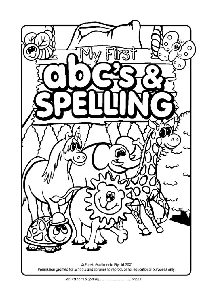 ABC's and Spelling Activity Book PDF