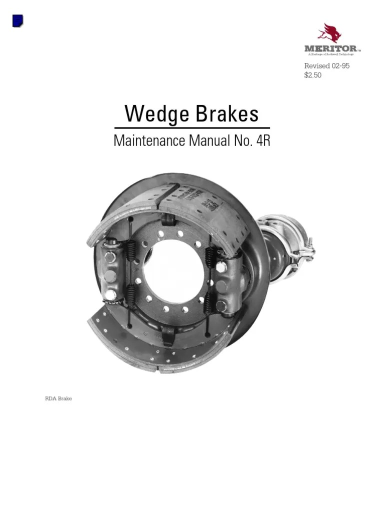 Meritor Wedge Brakes Aspiradora Amianto