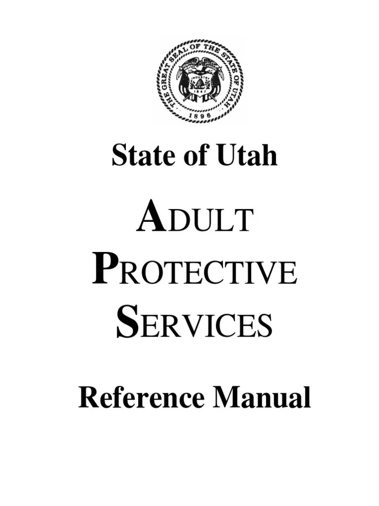 Vulnerable Adult Act. Utah Code PDF Conservatorship Legal Guardian