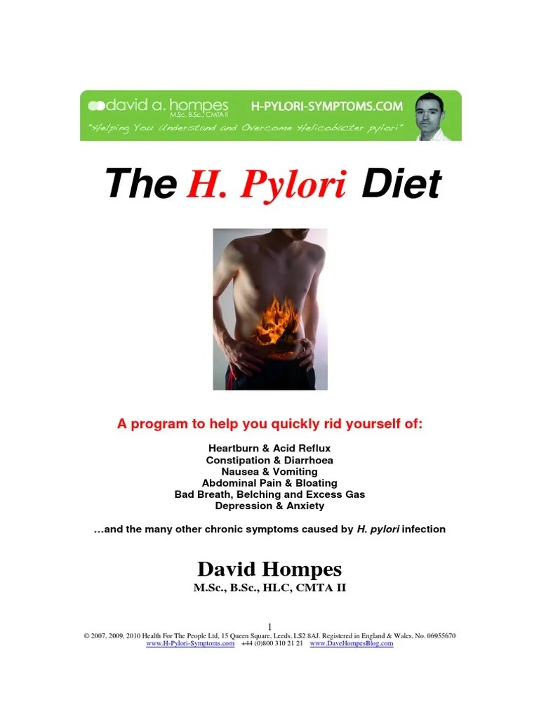 HPYLORI Diet Irritable Bowel Syndrome Bloating