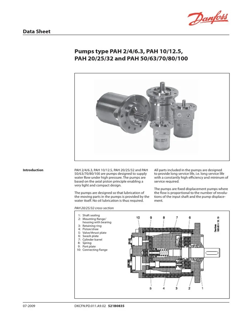 Danfoss Pumps | PDF | Pump | Engines
