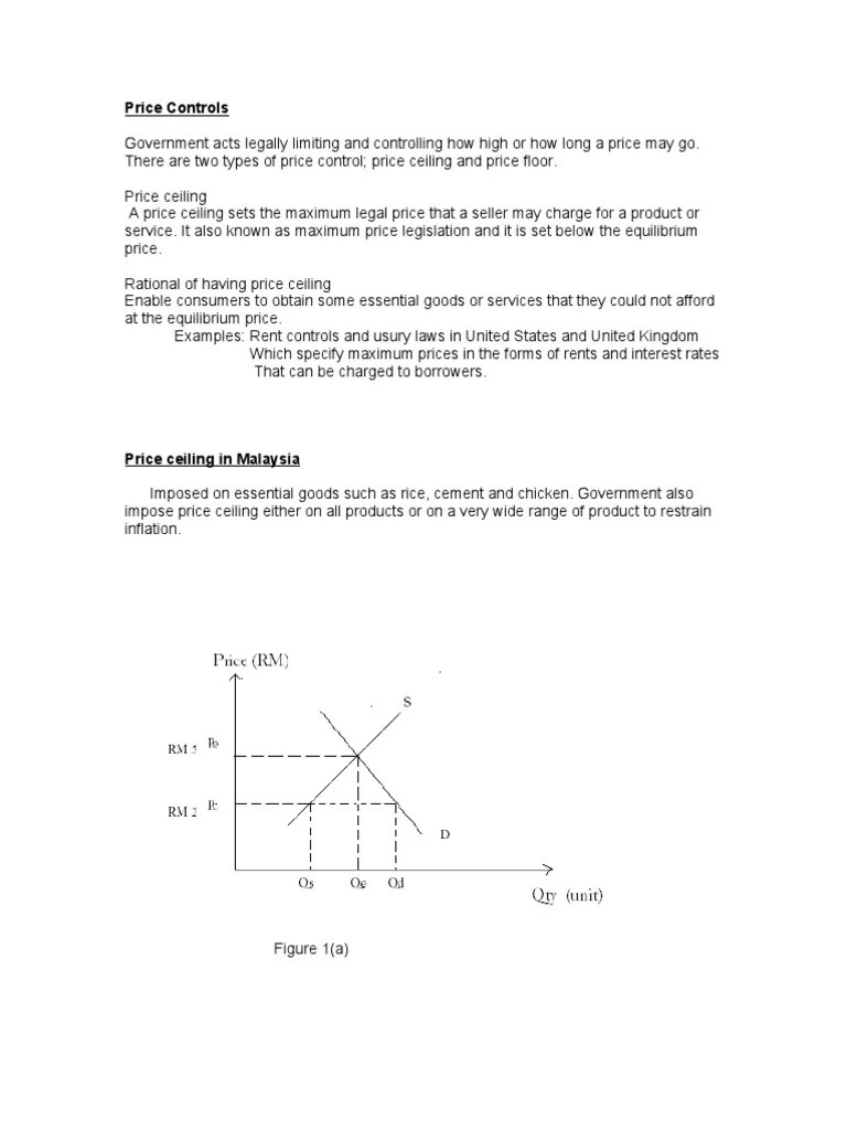 Price Controls PDF Price Controls Economic Equilibrium