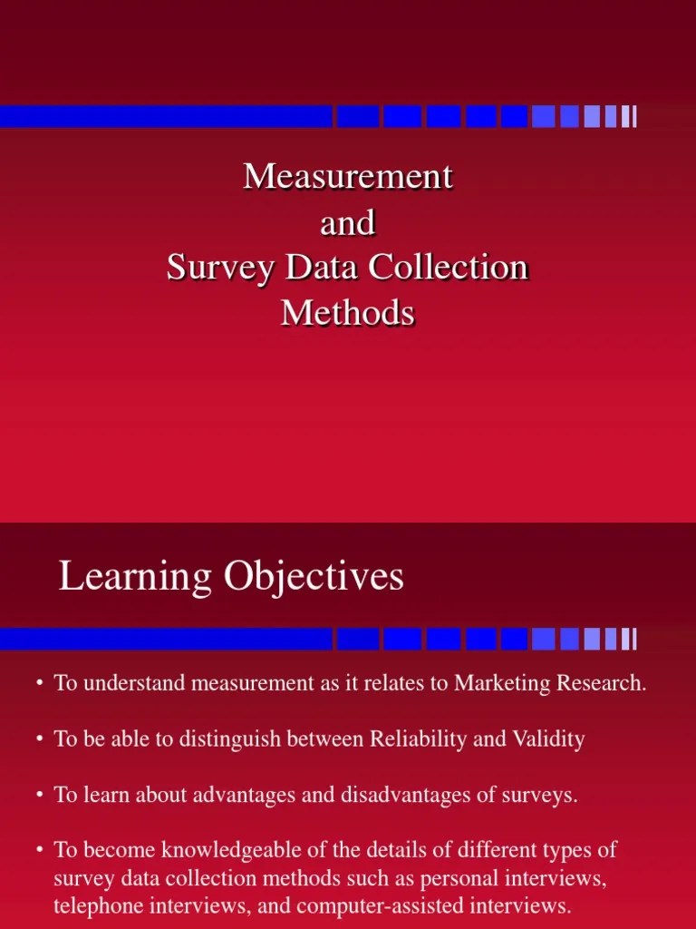 Measurement Basics&Scales PDF Validity (Statistics) Level Of Measurement