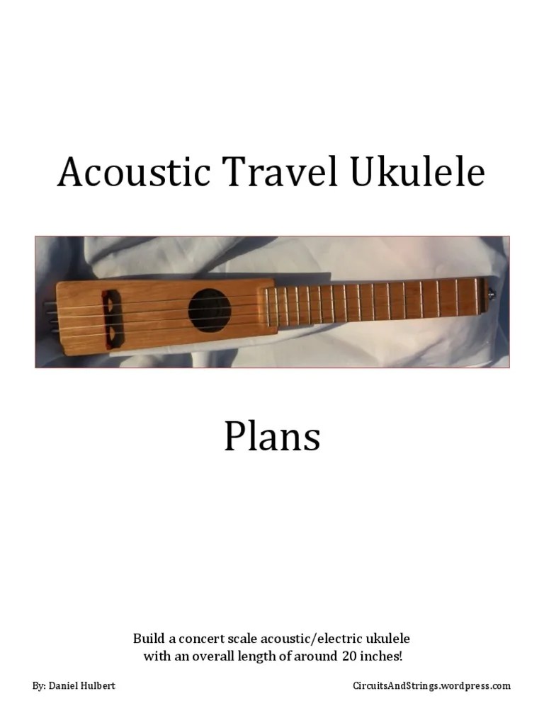 Acoustic Travel Ukulele Plans PDF Nature