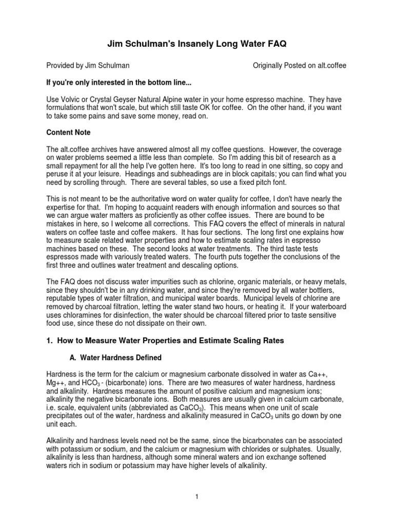 Understanding Water Properties for Coffee Brewing A Comprehensive Guide to Measuring Water