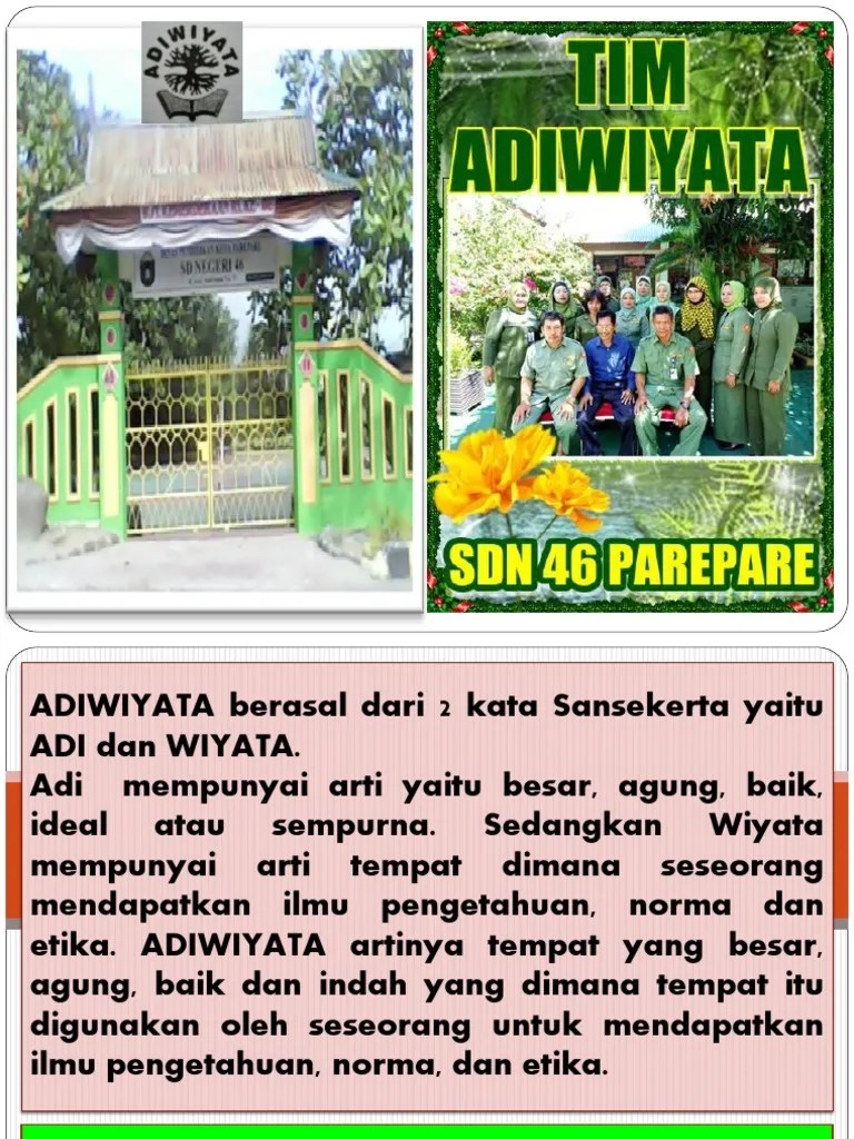 Contoh Laporan Kegiatan Sekolah Adiwiyata Nusagates