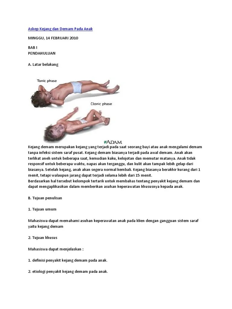 Askep Kejang Demam Pada Anak PDF