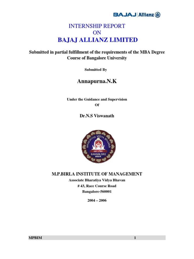 Bajaj Allianz Limited Life Insurance Insurance