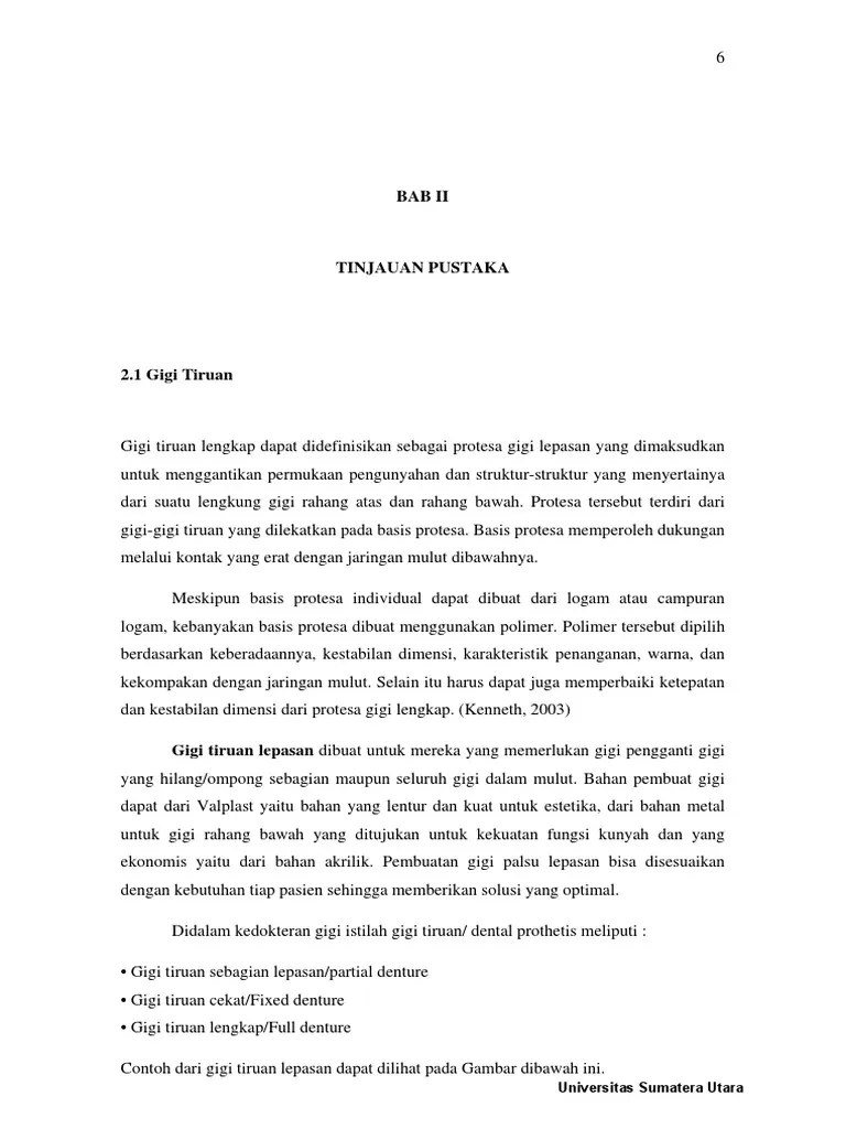 gigi tiruan lepasan