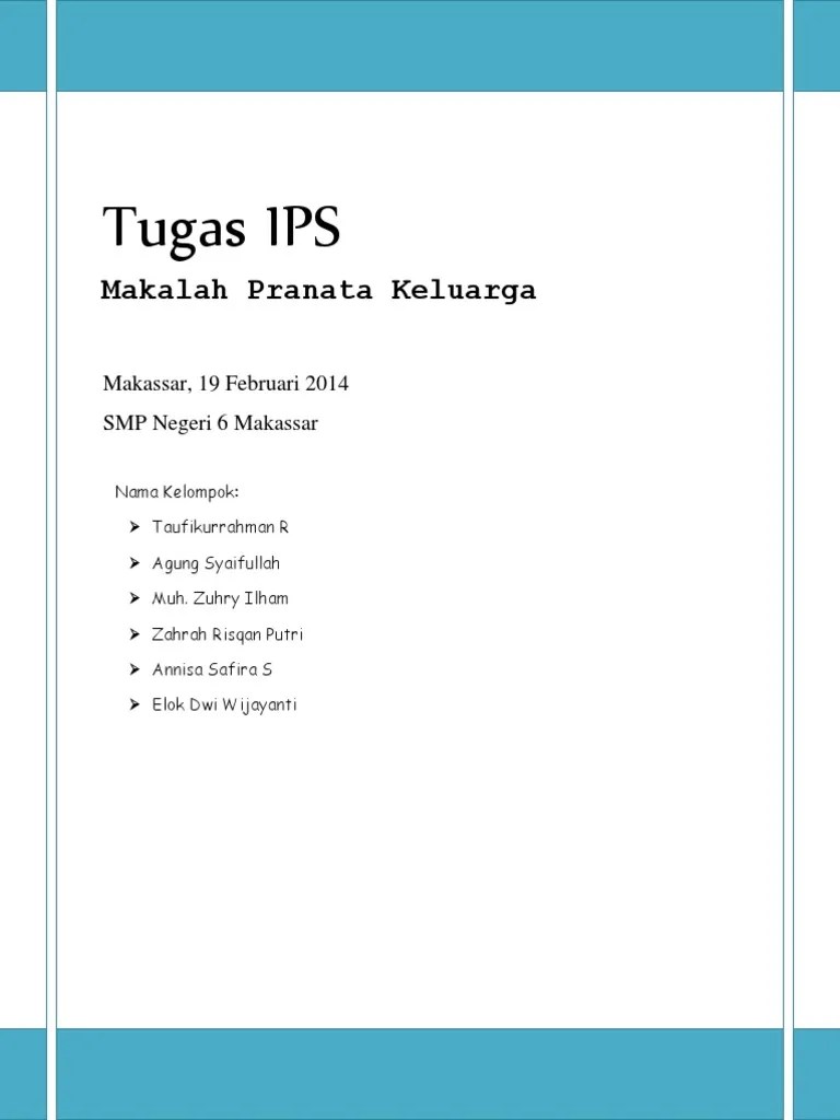 Pranata Keluarga | PDF