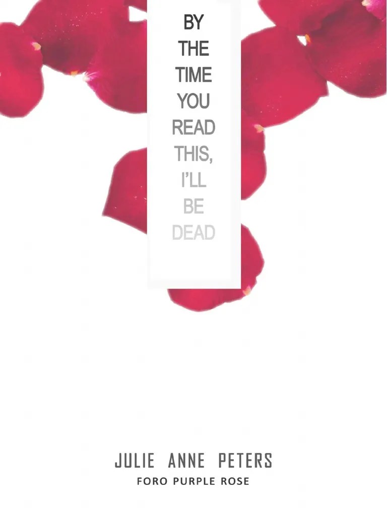 By the Time You Read This I'Ll Be Dead Suicidio Residuos