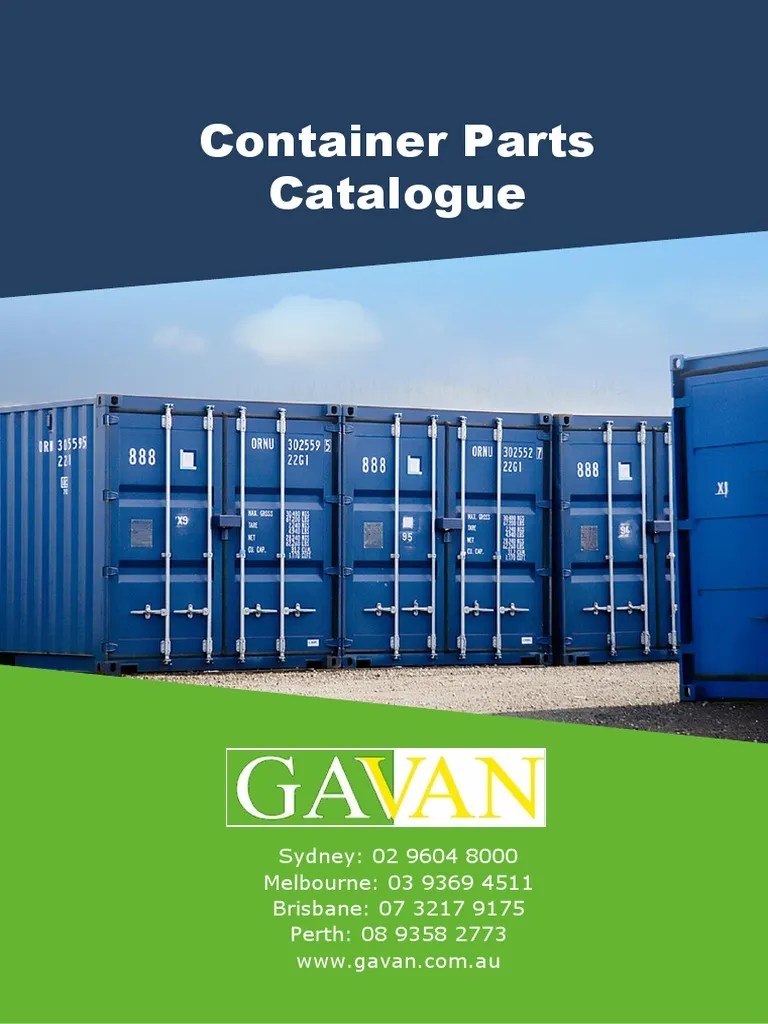 Container Parts Catalogue AU  Rivet Door