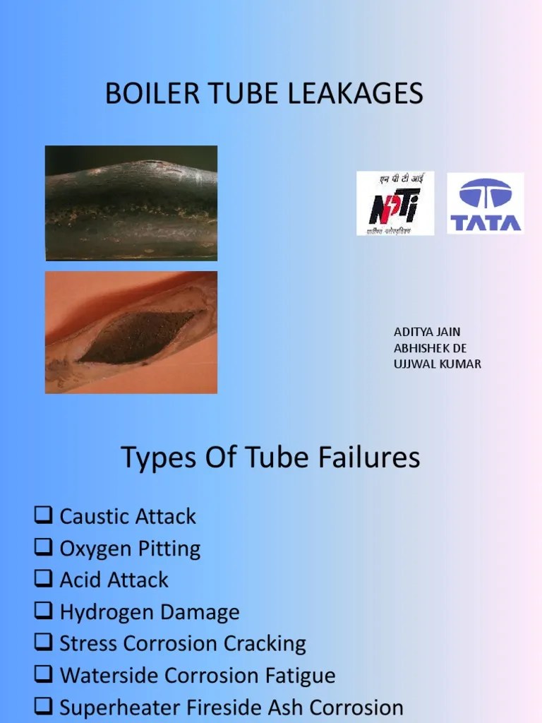 Boiler Tube Leakages Corrosion Fracture