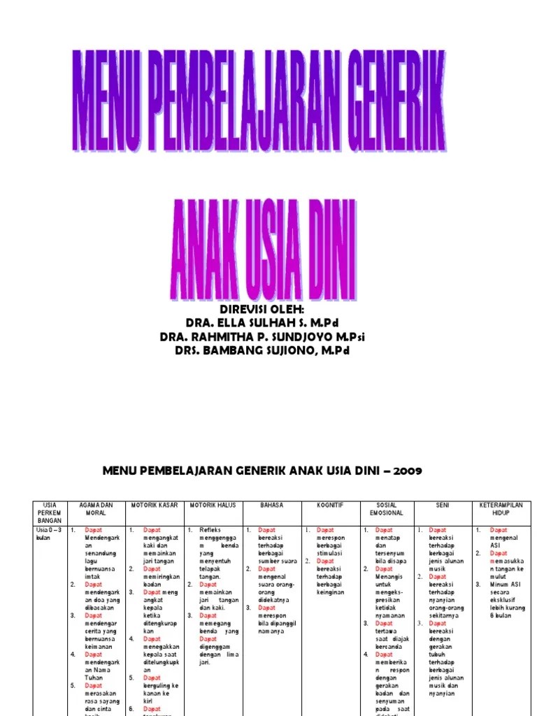 Menu Pembelajaran Generik Anak Usia Dini 09