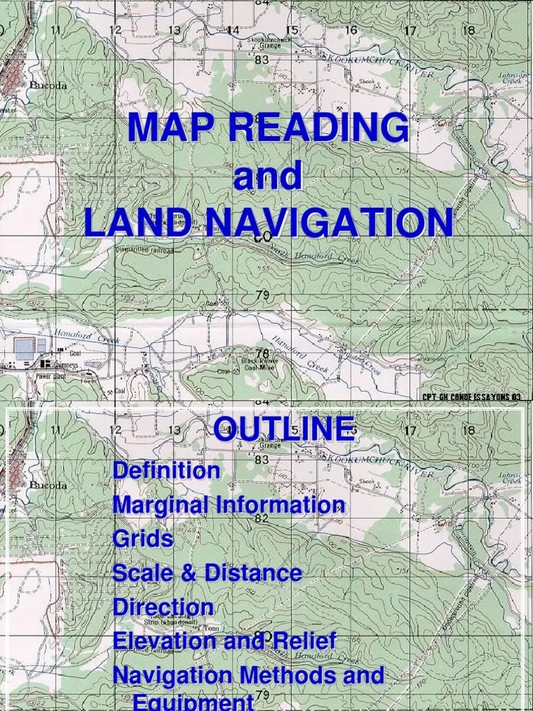 Map Reading & Land Nav 4 Ver 1 Longitude Map