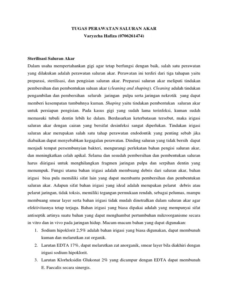 Perawatan Saluran Akar