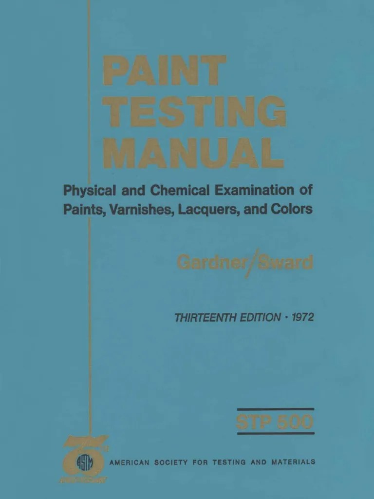 Paint Testing Manual intro Paint Spectroscopy