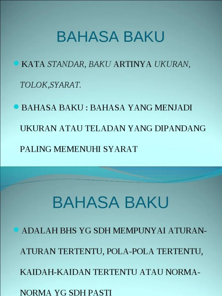 Bahasa Indonesia Bakuppt