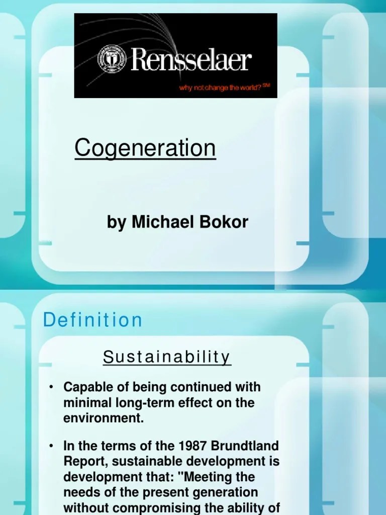 Cogeneration.pdf Cogeneration Steam Engine