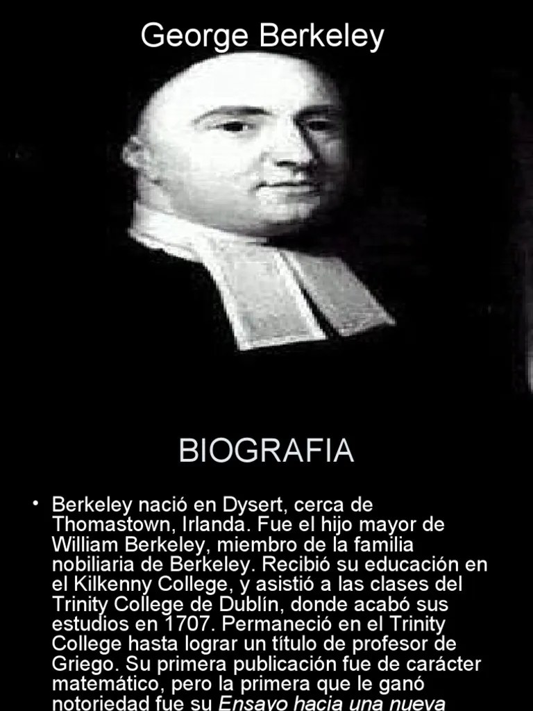 Berkeley PDF Ciencia cognitiva Teorías filosóficas