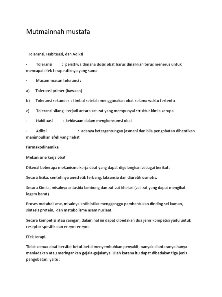 Farmakologi Kelompok 3 | PDF