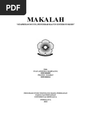Makalah Enterotoksin | PDF