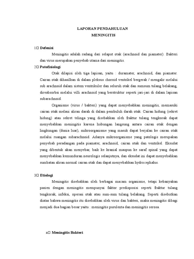 Askep Anak Meningitis PDF