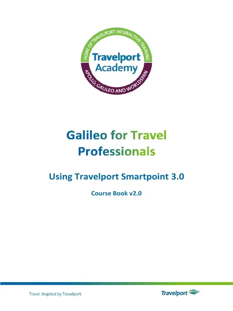 Galileo Travel Professional Course Using Smartpoint 3.0