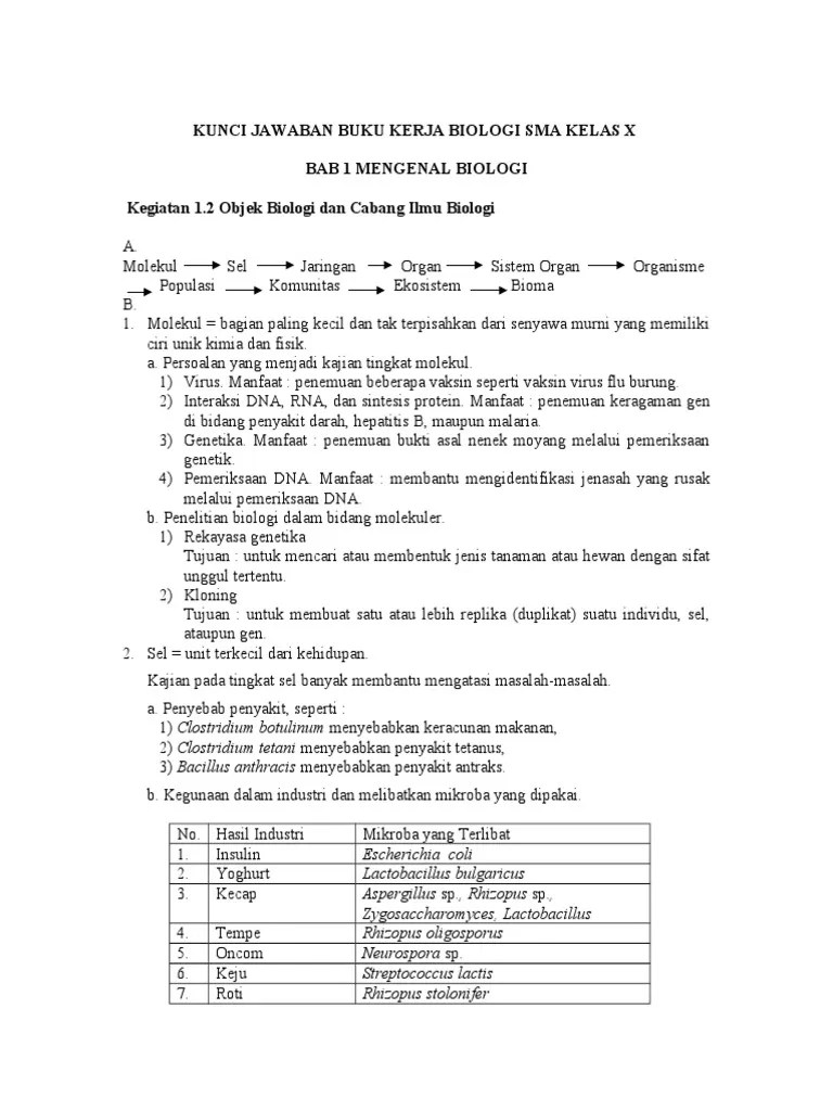 Sejarah indonesia buku siswa kelas 10 pengarang amurwani dwi. Kunci Jawaban Biologi Erlangga Kelas Xi Kunci Soal