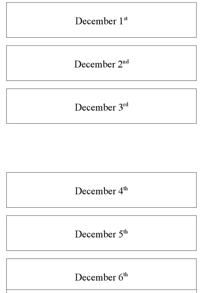 Paper Chain Template PDF