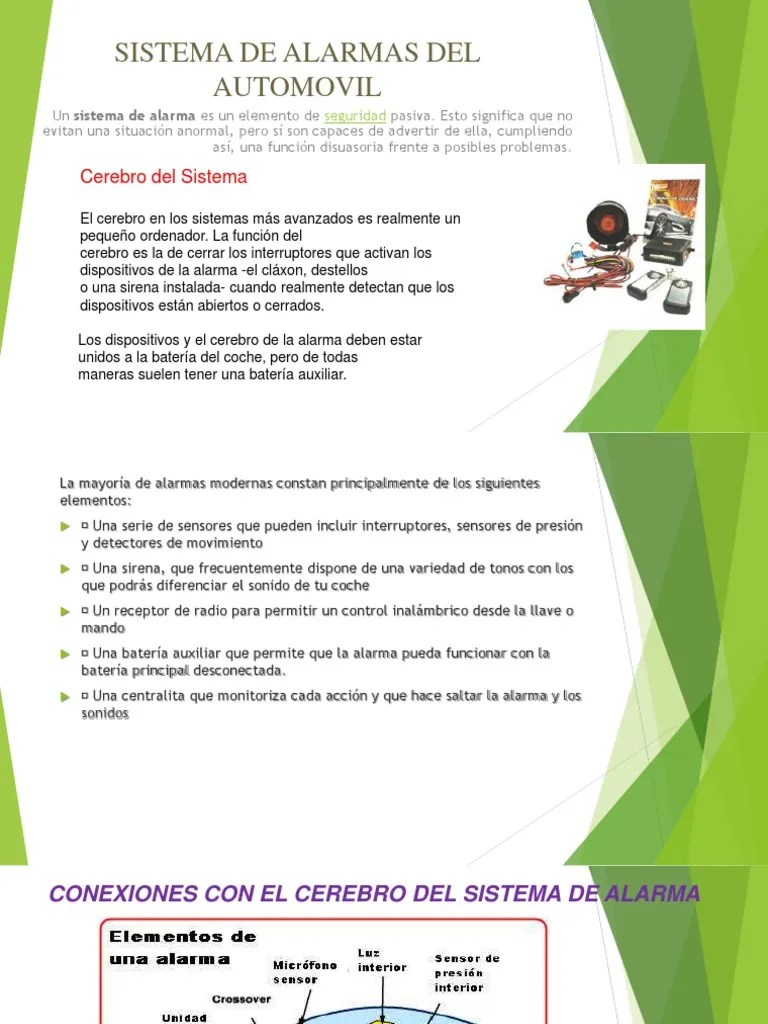 Sistema de Alarmas Del Automovil | PDF | Corriente eléctrica