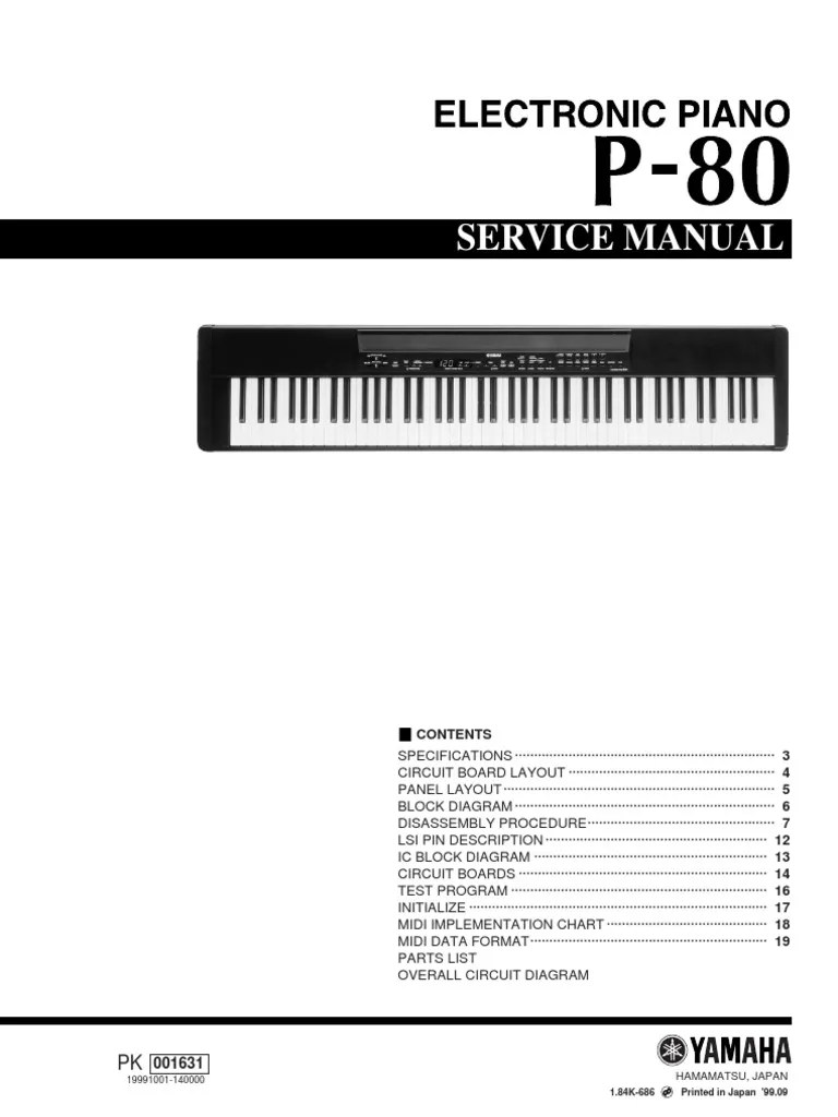 Yamaha Keyboard Wiring Diagram Wiring Diagram Schemas