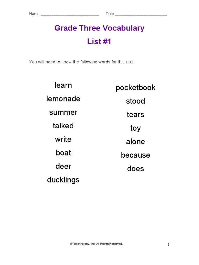 3 Vocab PDF Vocabulary String Instruments