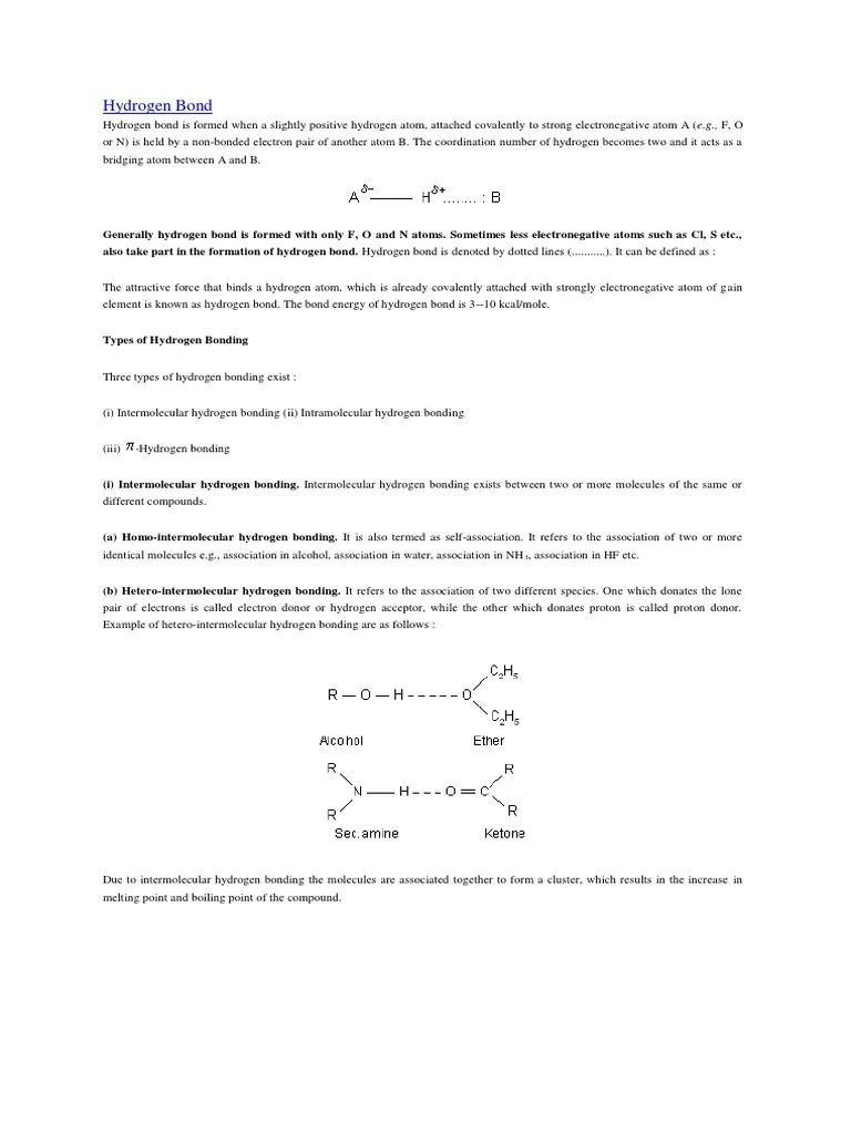 Chemical Bonding Solvation Chemical Bond