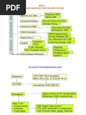 Hak Asasi Manusia Dan Negara Hukum | PDF