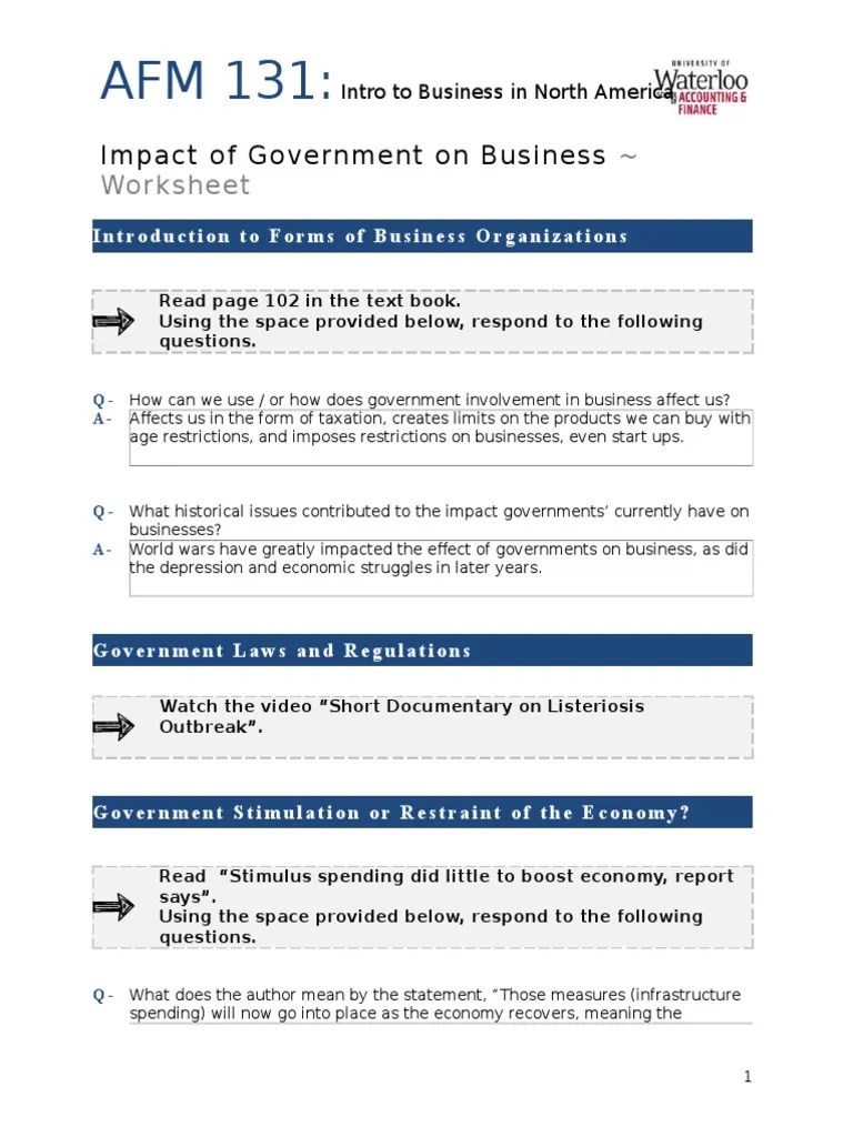 AFM 131 Chapter 3 Worksheet