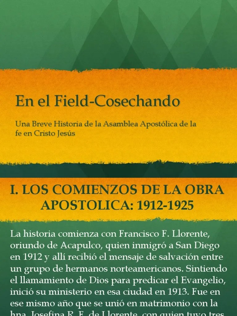 Historia de La Asamblea Apostolica Iglesia Católica Cristo (título