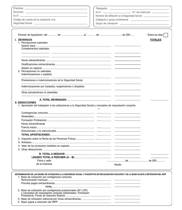 módelo nómina Salary Economies