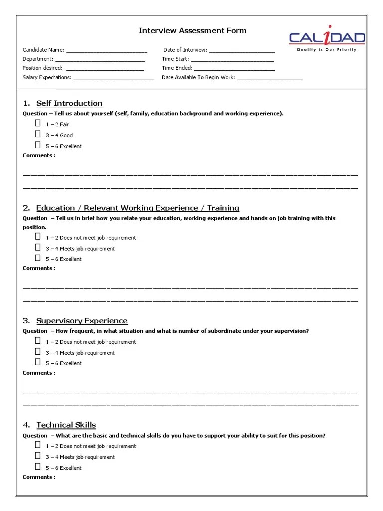 Draft Interview Question & Rating Form V1 (3) Communication Applied