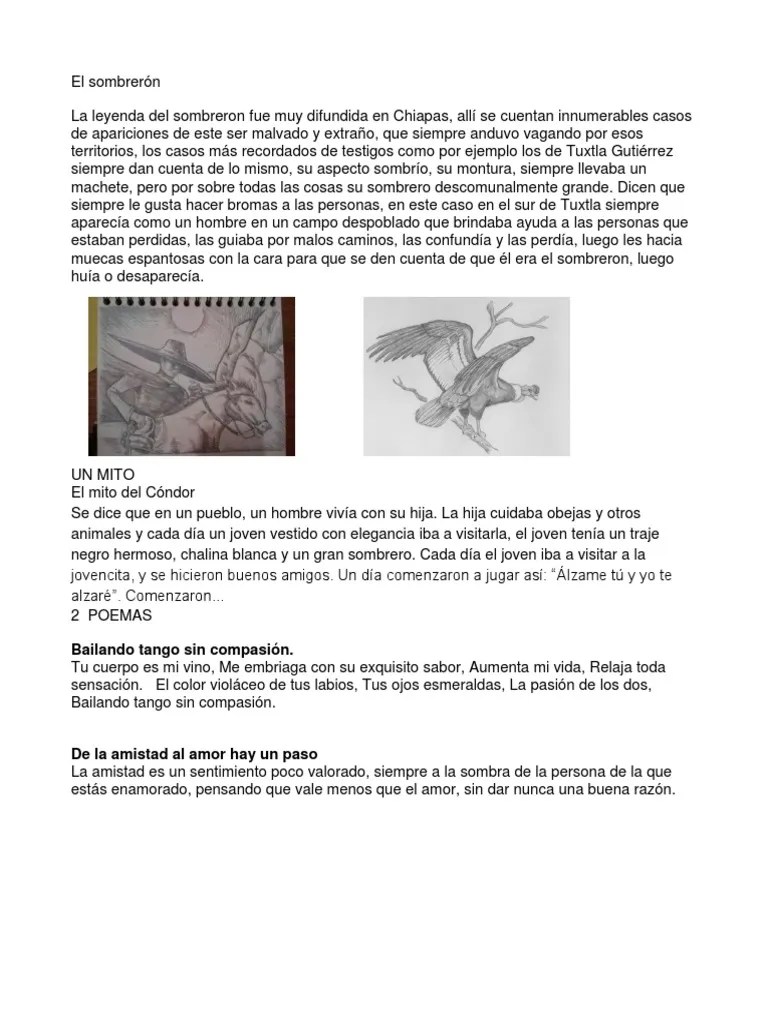 LEYENDA CORTA