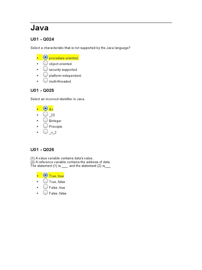 Java End Method Programming) Class Programming)