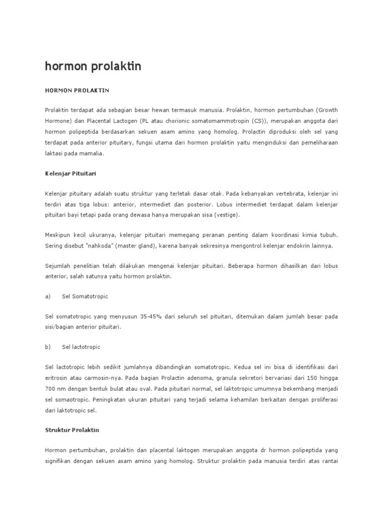Hormon Prolaktin | PDF