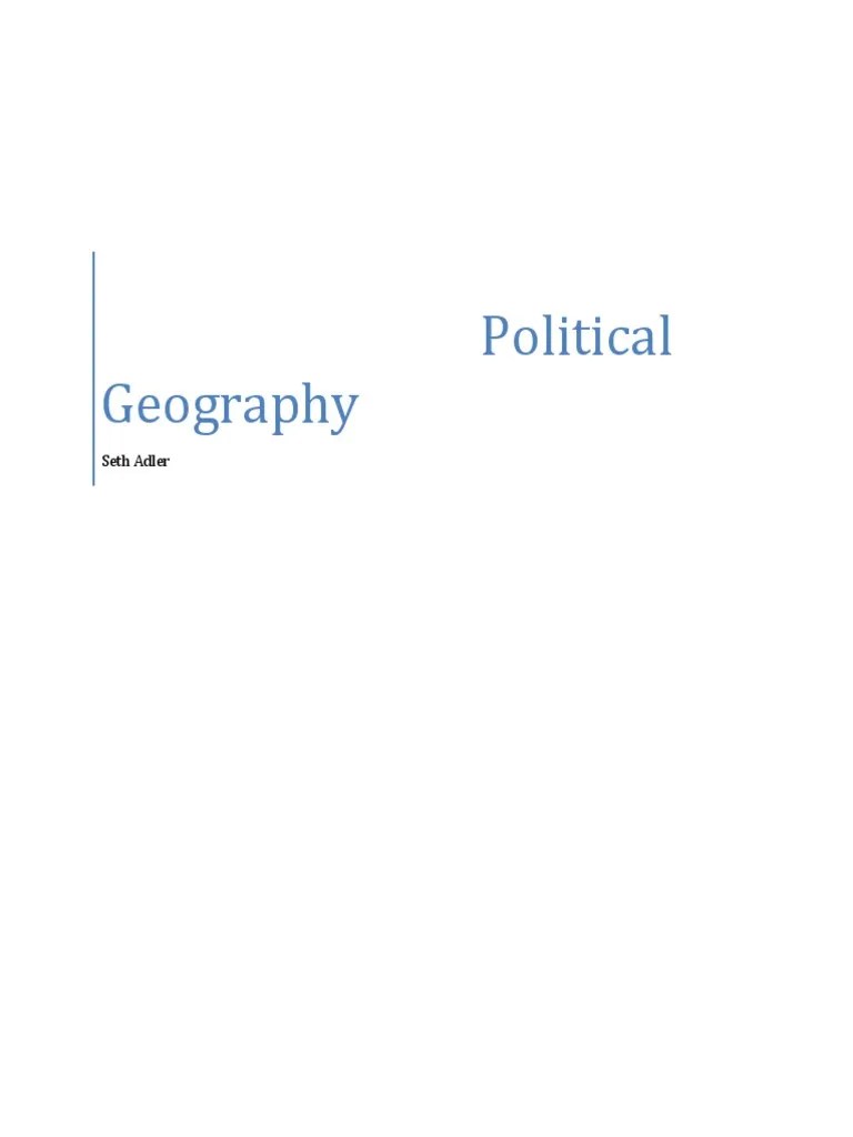 AP Human Geography Chapter 8 Notes Western Sahara Saddam Hussein