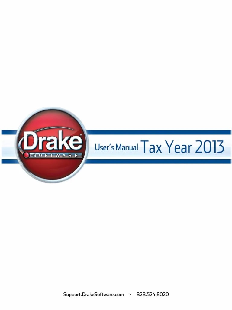 Drake Software Manual 13 PDF Internal Revenue Service Hyperlink