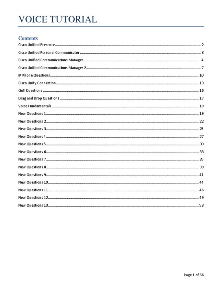 Voice Tut Download Free PDF Transport Layer Security Voicemail