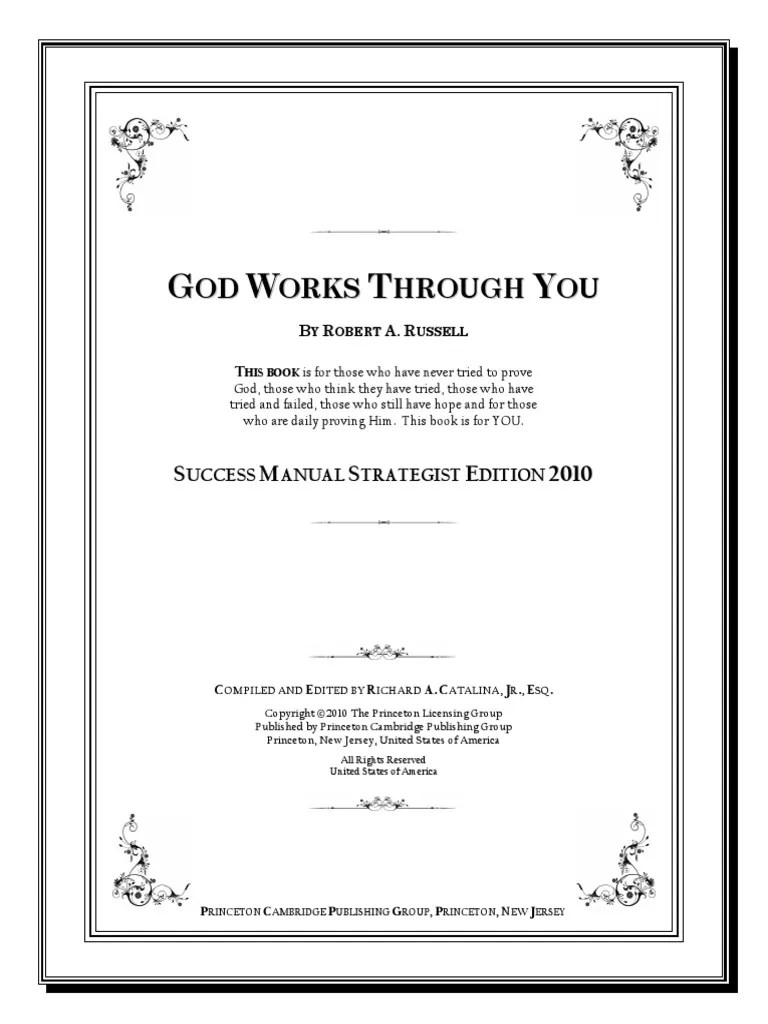 God Works Through You by Robert Russell SMSE 2010 PDF